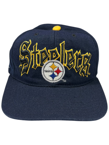 Vintage 90s Pittsburgh Steelers old English NFL SnapBack