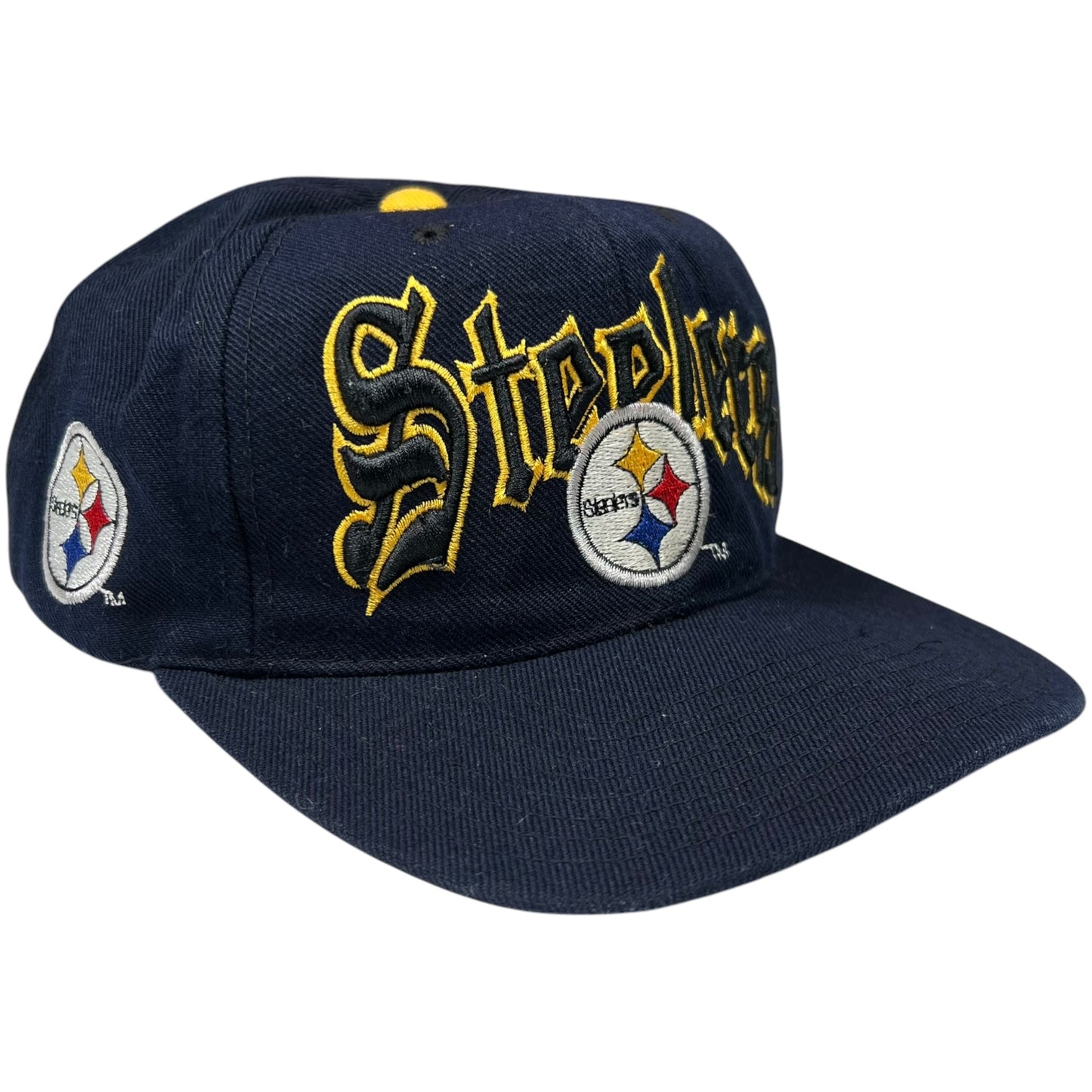 Vintage 90s Pittsburgh Steelers old English NFL SnapBack