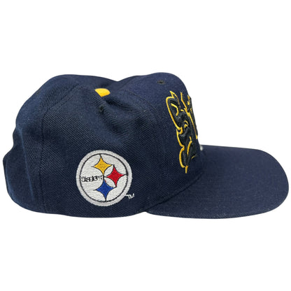 Vintage 90s Pittsburgh Steelers old English NFL SnapBack