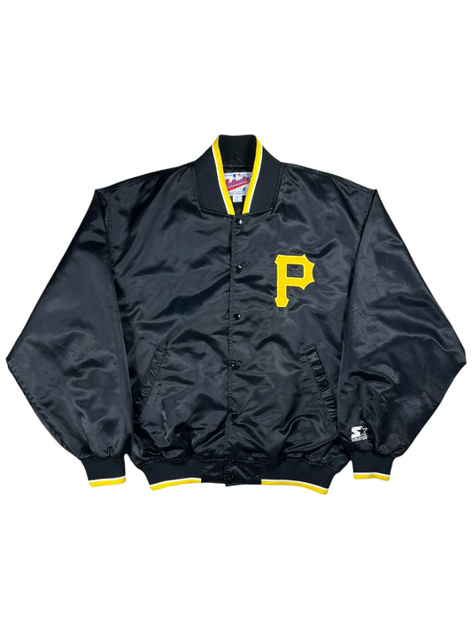 Vintage 90s Starter Pittsburgh Pirates MLB Diamond Collection satin jacket (XL)
