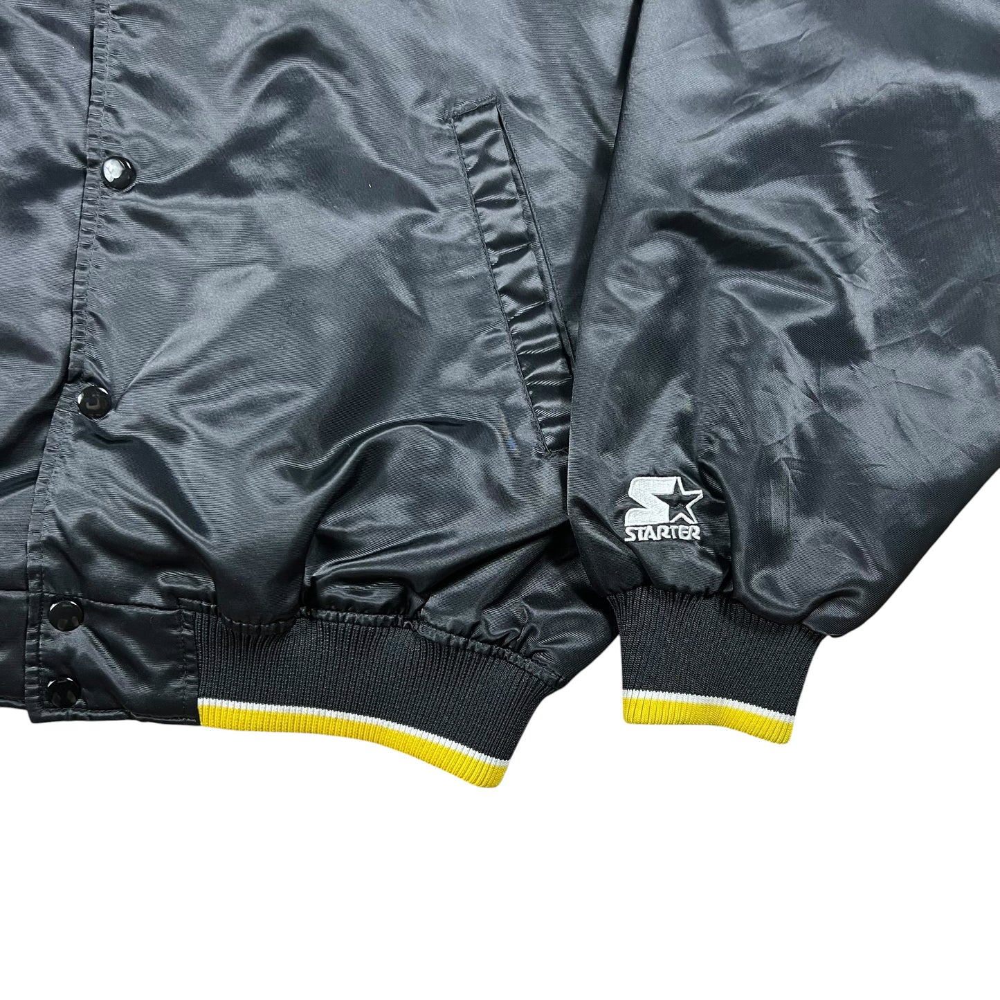 Vintage 90s Starter Pittsburgh Pirates MLB Diamond Collection satin jacket (XL)