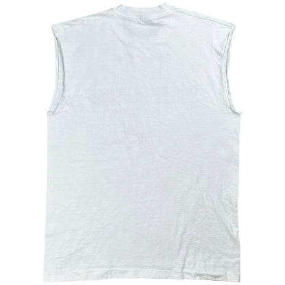 Vintage 1990 Chicago Bulls Michael Jordan newspaper cut off tank tee (M)