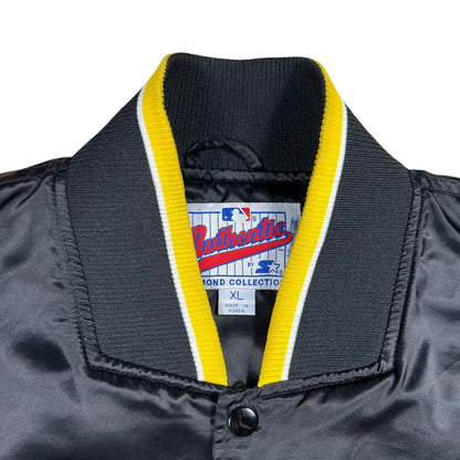 Vintage 90s Starter Pittsburgh Pirates MLB Diamond Collection satin jacket (XL)