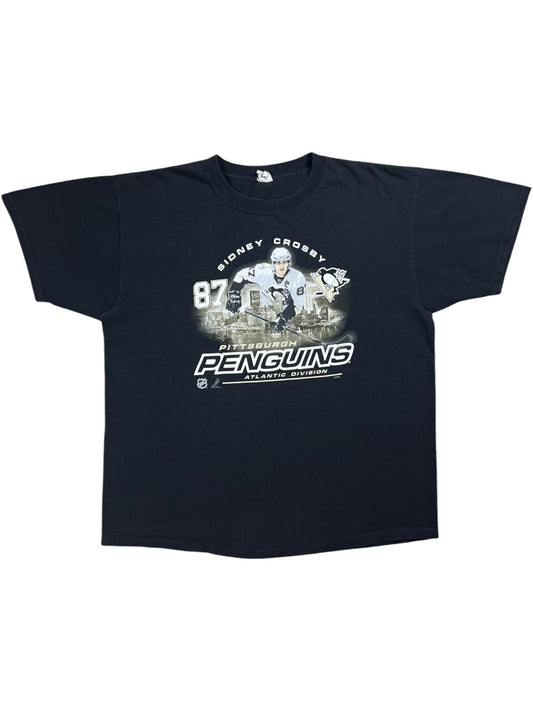 Vintage Y2K Anvil Pittsburgh Penguins Sidney Crosby NHL tee (XL)