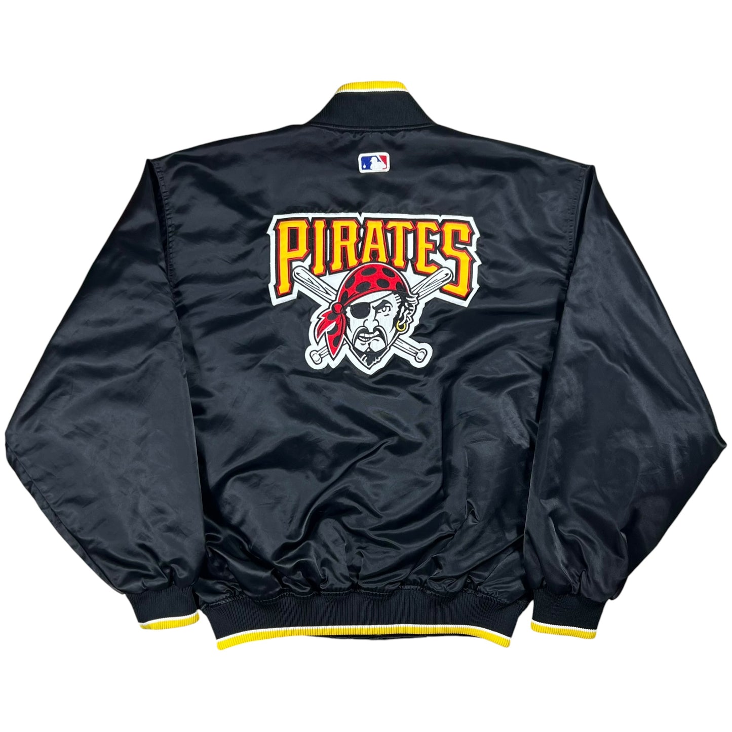 Vintage 90s Starter Pittsburgh Pirates MLB Diamond Collection satin jacket (XL)