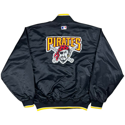 Vintage 90s Starter Pittsburgh Pirates MLB Diamond Collection satin jacket (XL)