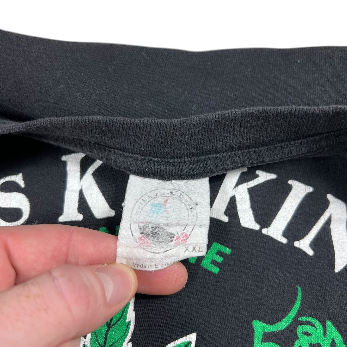 Vintage 90s Ass Kickin’ Home Grown Marijuana pot tee (XXL)
