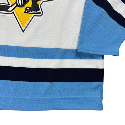 Vintage 90s CCM Pittsburgh Penguins alternate old logo NHL hockey jersey (M)
