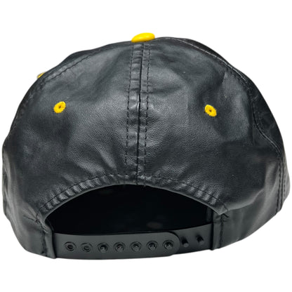 Vintage 90s Pittsburgh Steelers NFL branded leather SnapBack
