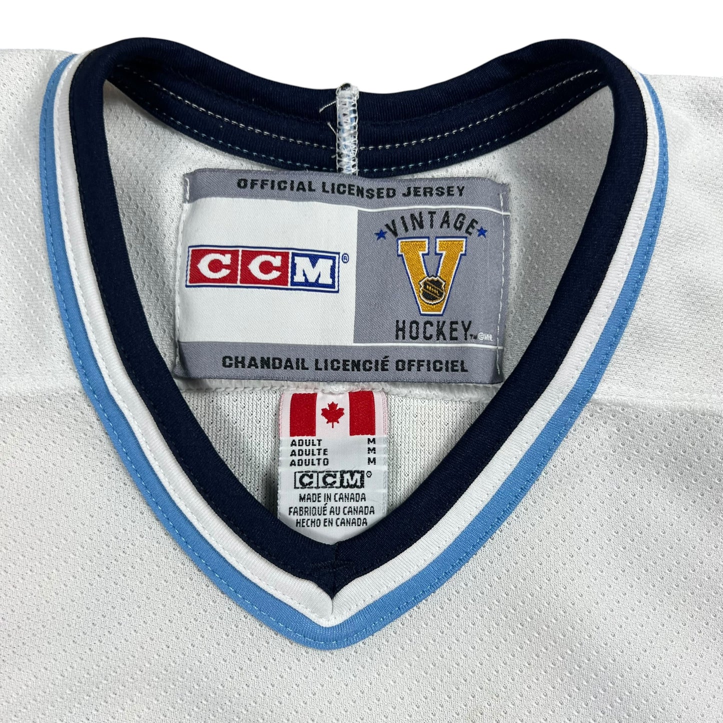 Vintage 90s CCM Pittsburgh Penguins alternate old logo NHL hockey jersey (M)