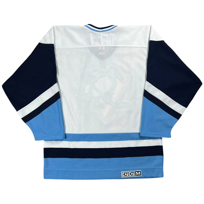 Vintage 90s CCM Pittsburgh Penguins alternate old logo NHL hockey jersey (M)