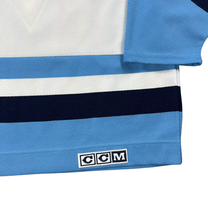 Vintage 90s CCM Pittsburgh Penguins alternate old logo NHL hockey jersey (M)