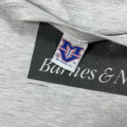 Vintage 90s Barnes & Noble John Grisham author books tee (XL)