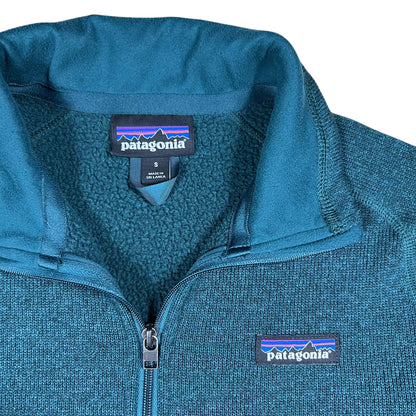 2019 Patagonia better sweater 1/4 zip green fleece (S)