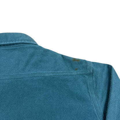 Vintage 80s Carhartt faded green chamois button up shirt (XL)
