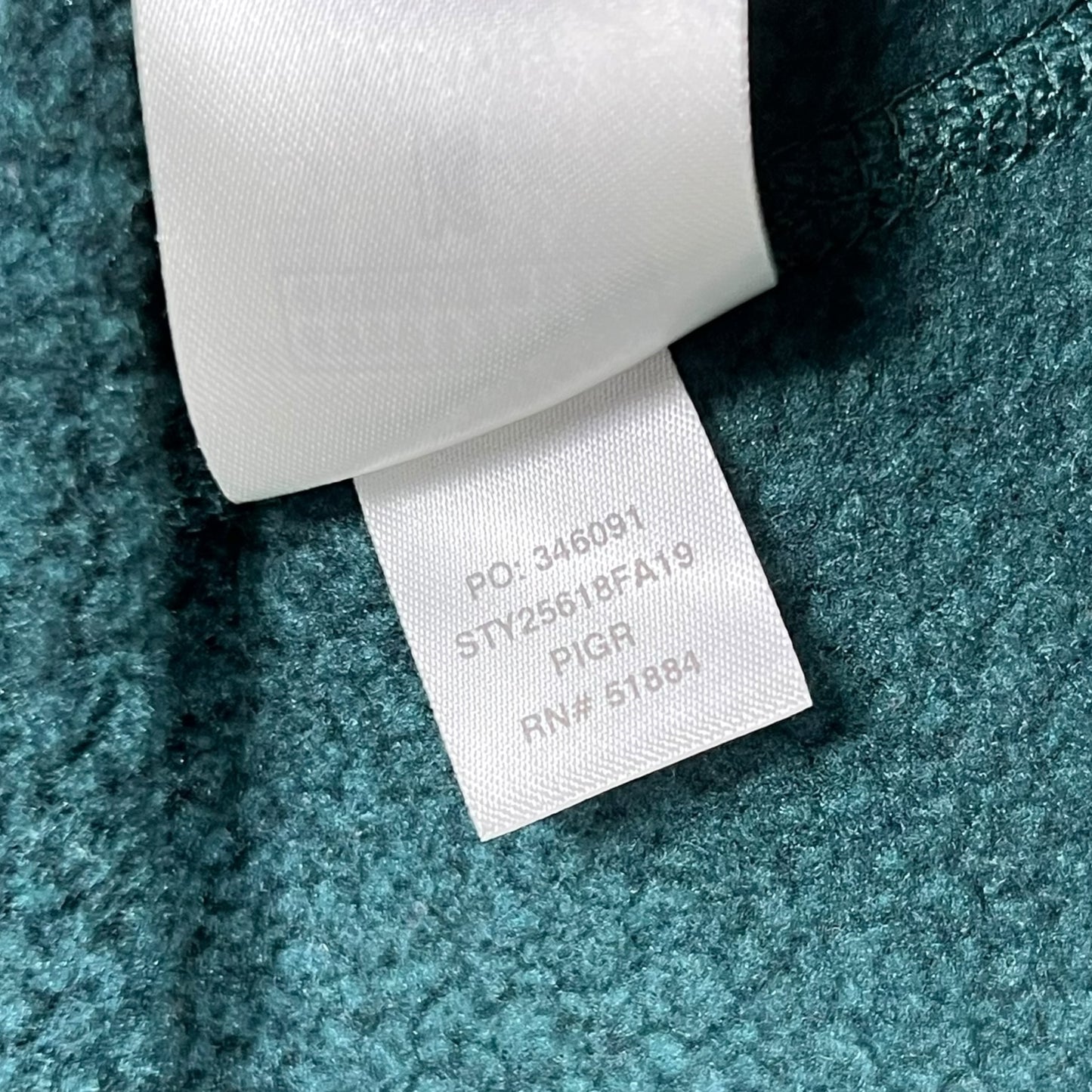 2019 Patagonia better sweater 1/4 zip green fleece (S)