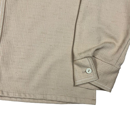 Vintage 1970s Montgomery Ward unique pocket button up shirt (L)