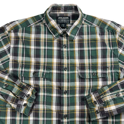 Y2K Filson sutter sport plaid button up shirt (M)
