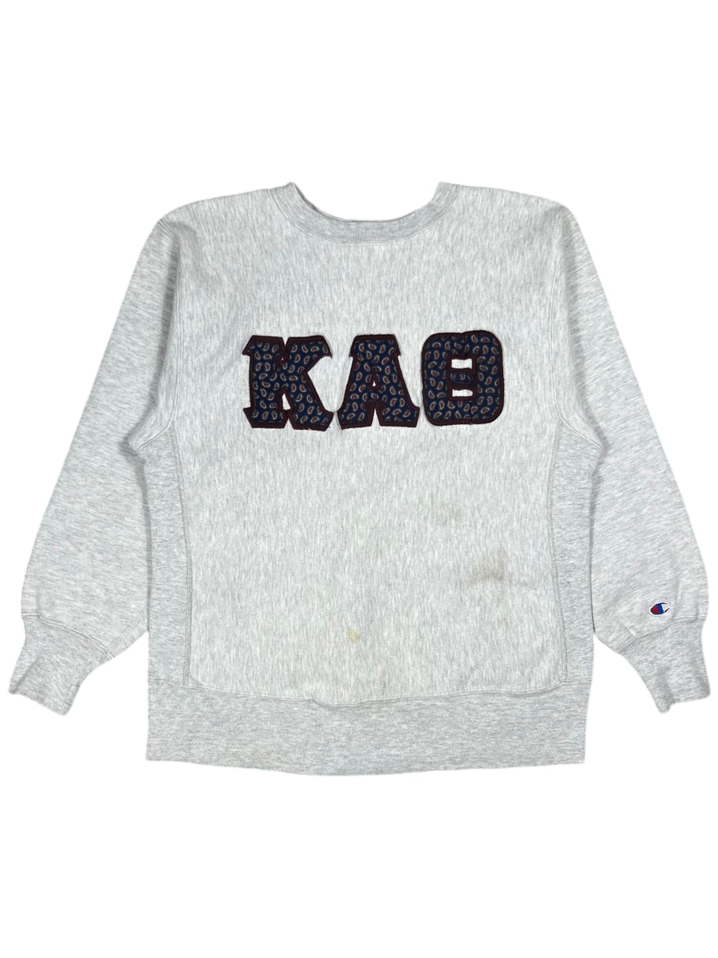 Vintage 80s Champion Reverse Weave Warmup sorority paisley crewneck (M/L)