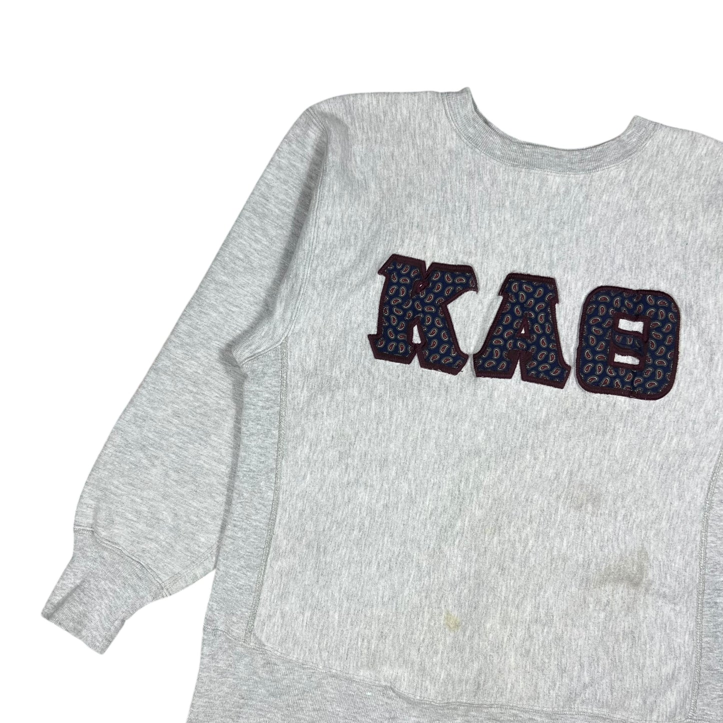 Vintage 80s Champion Reverse Weave Warmup sorority paisley crewneck (M/L)
