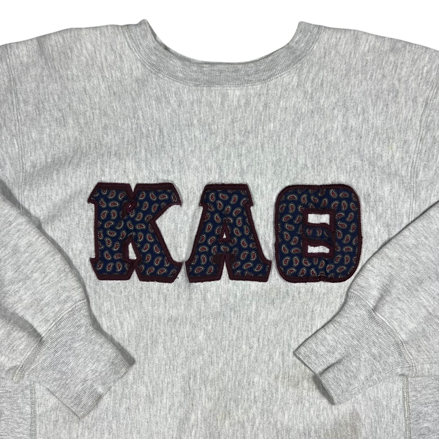 Vintage 80s Champion Reverse Weave Warmup sorority paisley crewneck (M/L)