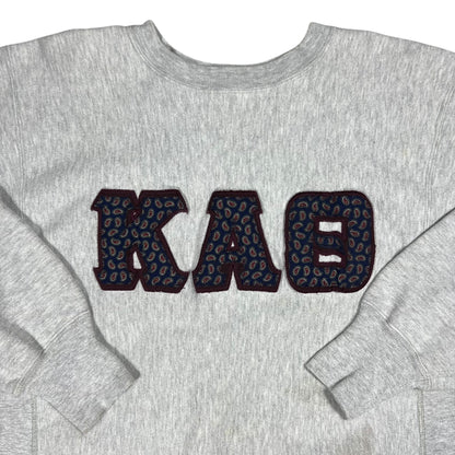 Vintage 80s Champion Reverse Weave Warmup sorority paisley crewneck (M/L)