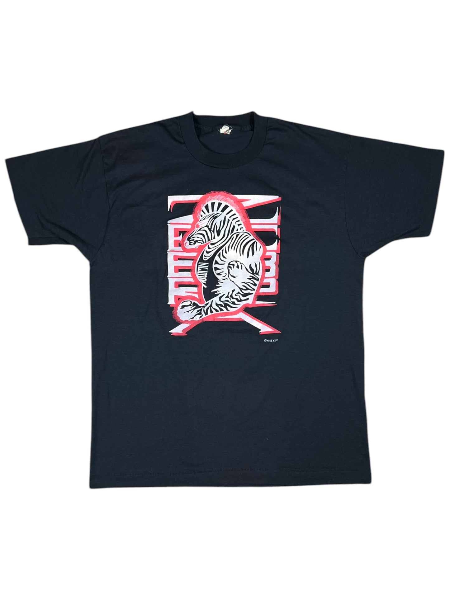 Vintage 80s ZEBRA GET IT band tee (M/L)