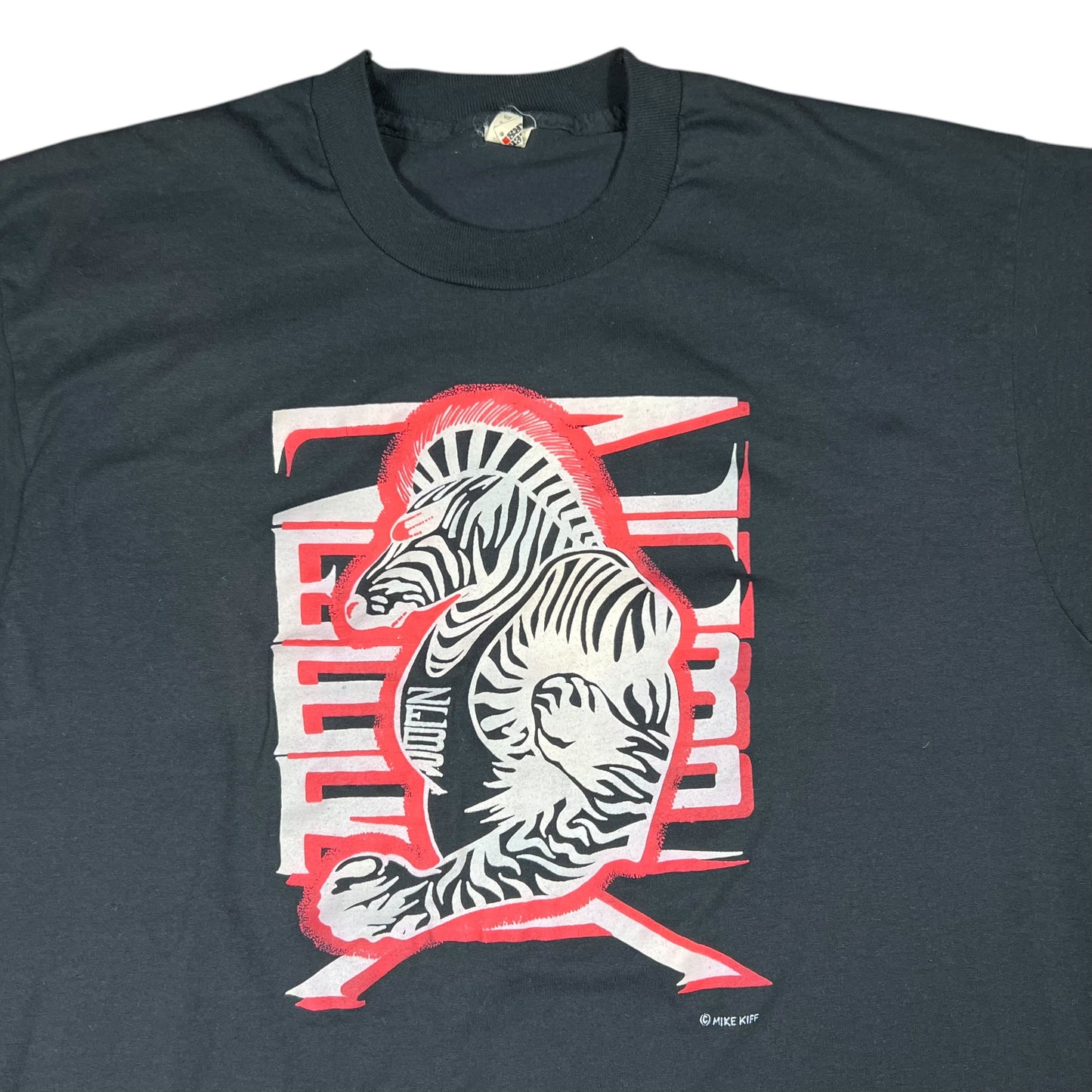 Vintage 80s ZEBRA GET IT band tee (M/L)