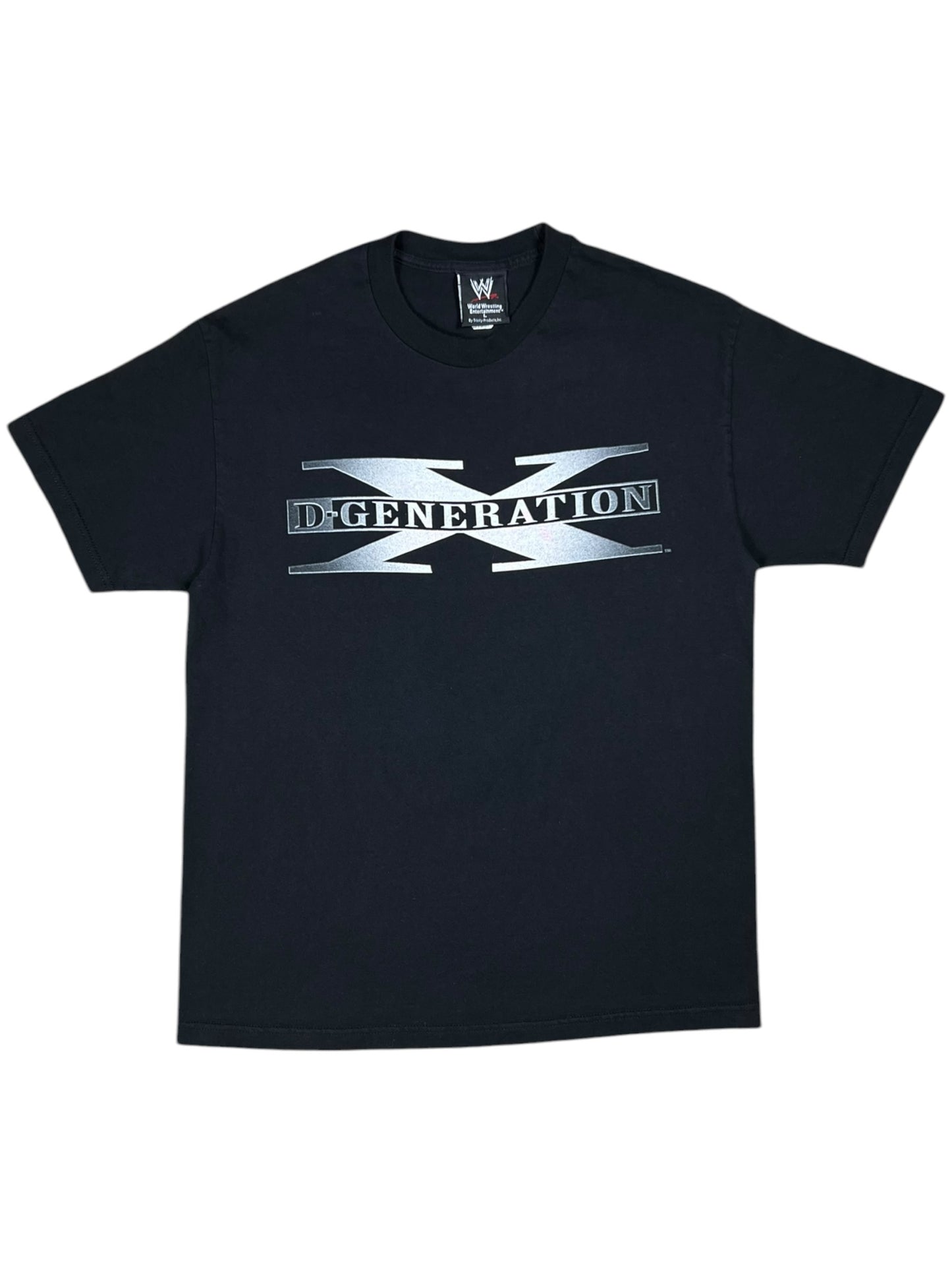 Vintage 2002 WWE D-GENERATION X TWO WORDS SUCK IT wrestling tee (L)