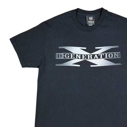 Vintage 2002 WWE D-GENERATION X TWO WORDS SUCK IT wrestling tee (L)