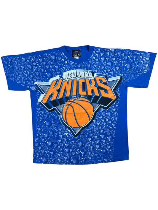 Vintage 90s New York Knicks Magic Johnson T’s all over print tee (XL)
