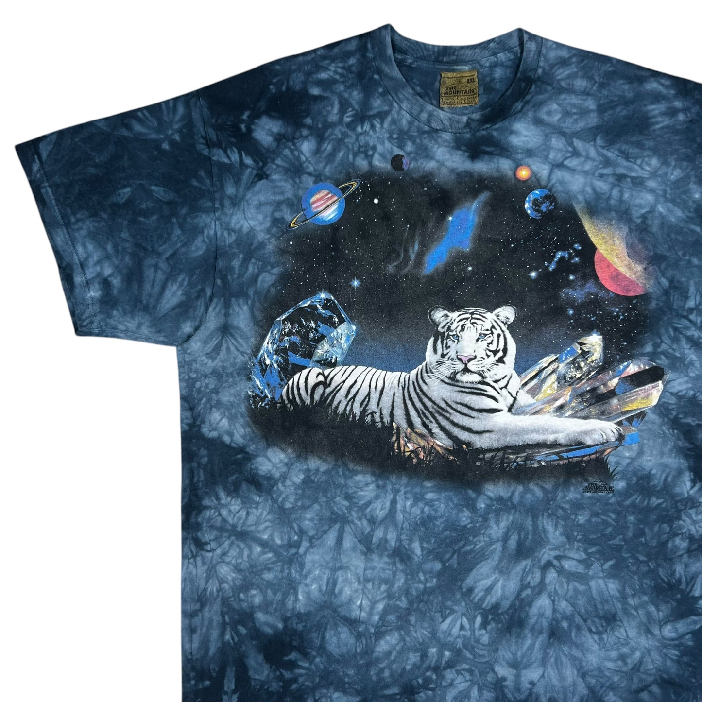 Vintage 1999 The Mountain Space Tiger Anthony Casat tie dye tee (XXL)