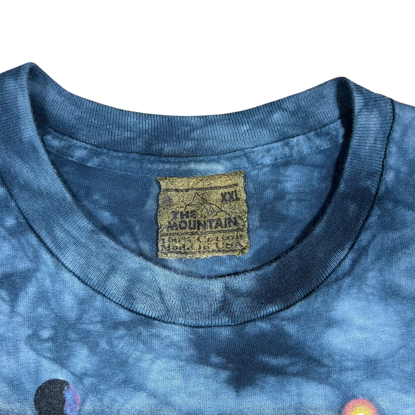 Vintage 1999 The Mountain Space Tiger Anthony Casat tie dye tee (XXL)