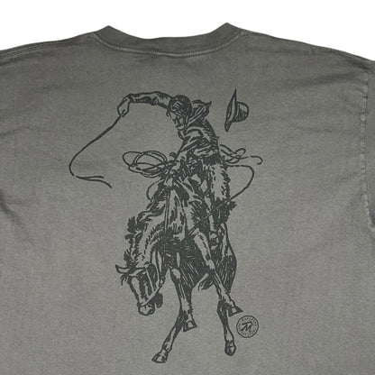 Vintage 90s Marlboro Country Store cowboy grey pocket tee (XL)