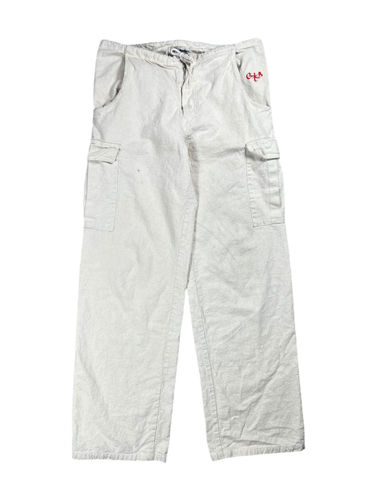 Vintage 90s Green Babilon hemp products baggy cargo pants (L)
