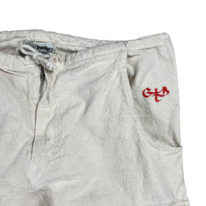 Vintage 90s Green Babilon hemp products baggy cargo pants (L)