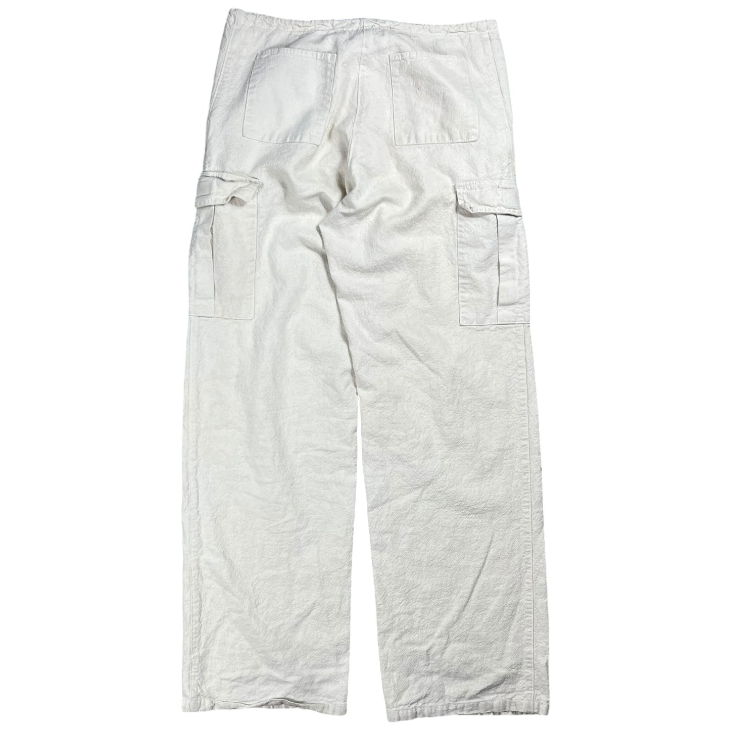 Vintage 90s Green Babilon hemp products baggy cargo pants (L)