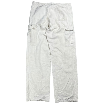 Vintage 90s Green Babilon hemp products baggy cargo pants (L)