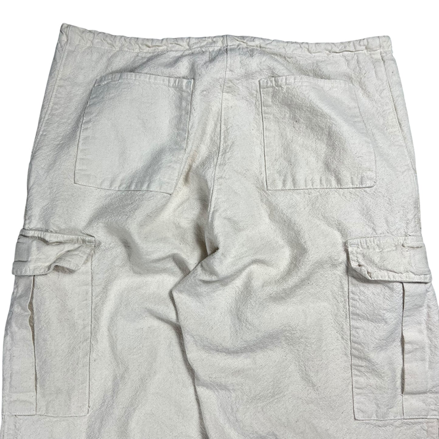 Vintage 90s Green Babilon hemp products baggy cargo pants (L)