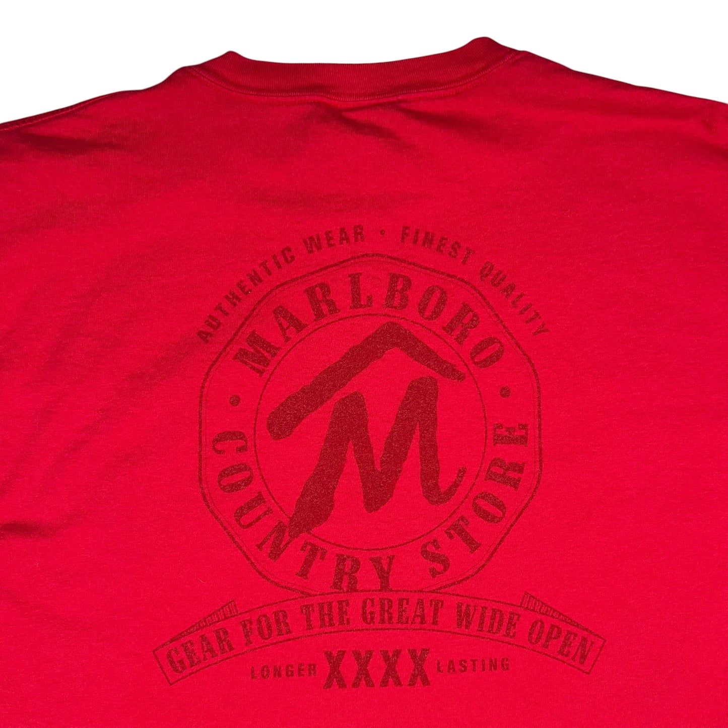Vintage 90s Marlboro Country Store red pocket tee (XL)