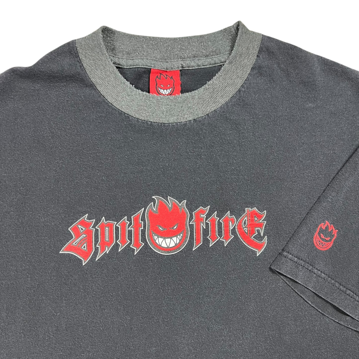 Vintage 90s Spitfire wheels faded skate tee (XL)