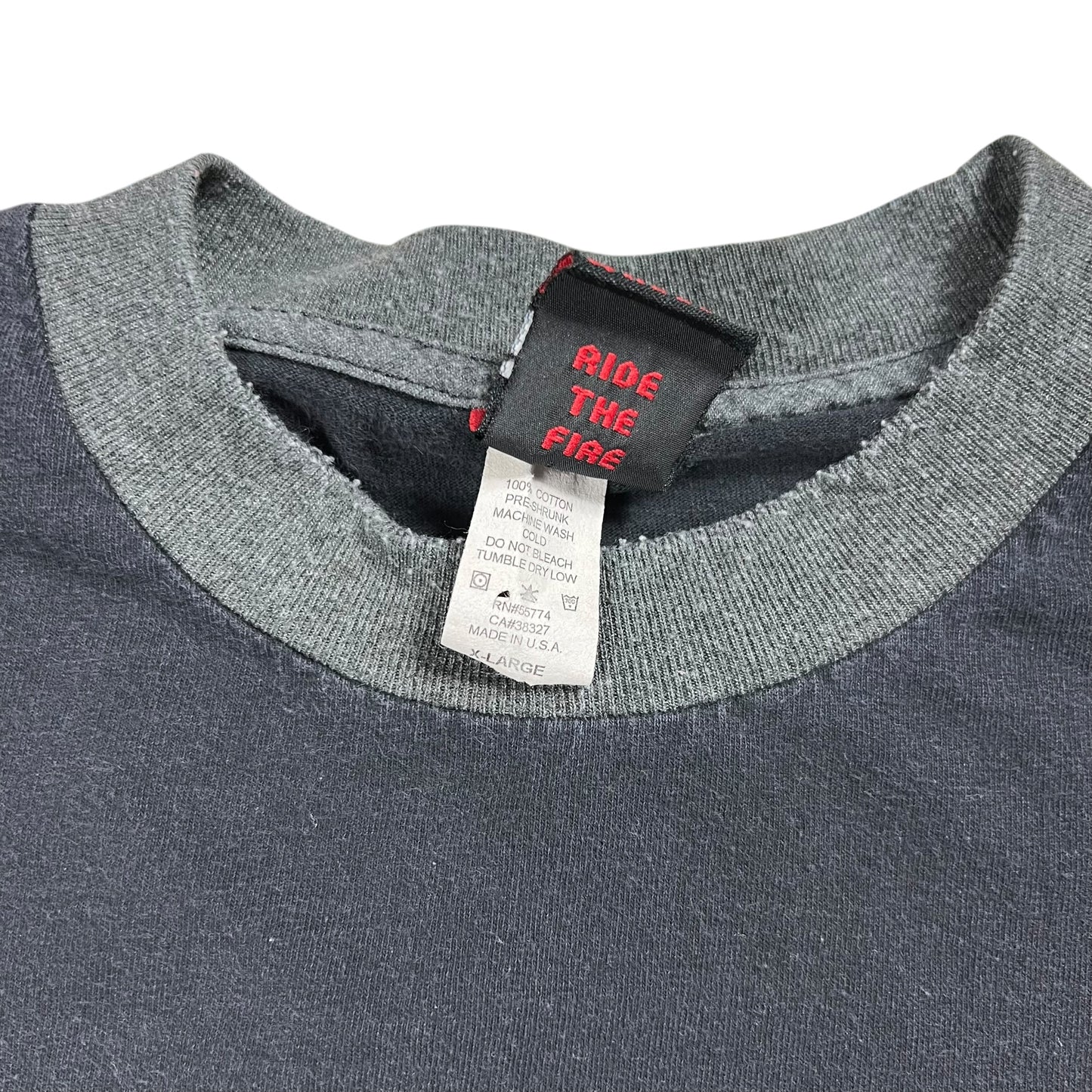 Vintage 90s Spitfire wheels faded skate tee (XL)