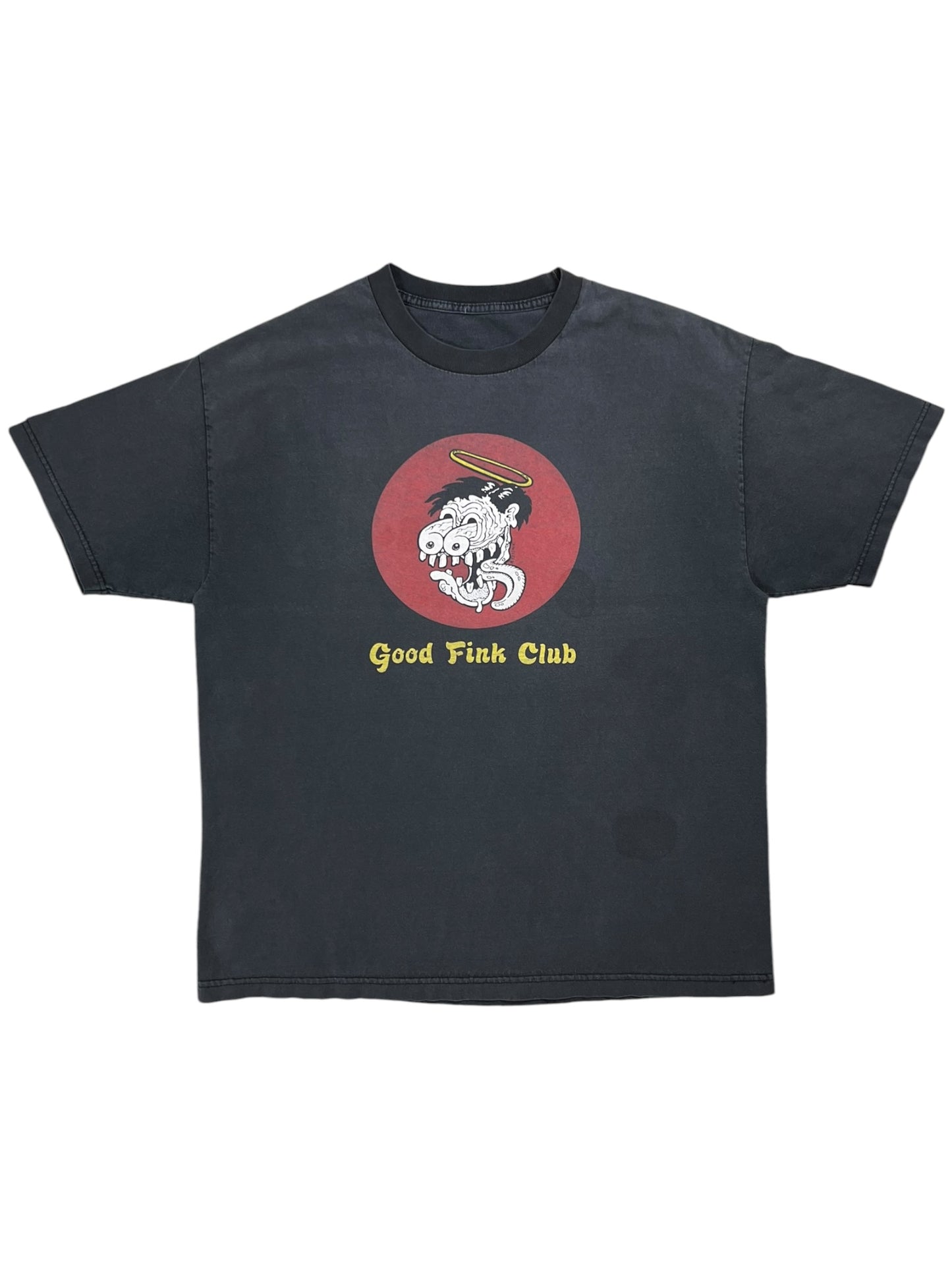 Vintage 90s Rat Fink Ed Big Daddy Roth Good Fink Club faded tee (XL)