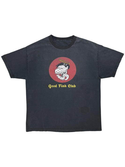 Vintage 90s Rat Fink Ed Big Daddy Roth Good Fink Club faded tee (XL)