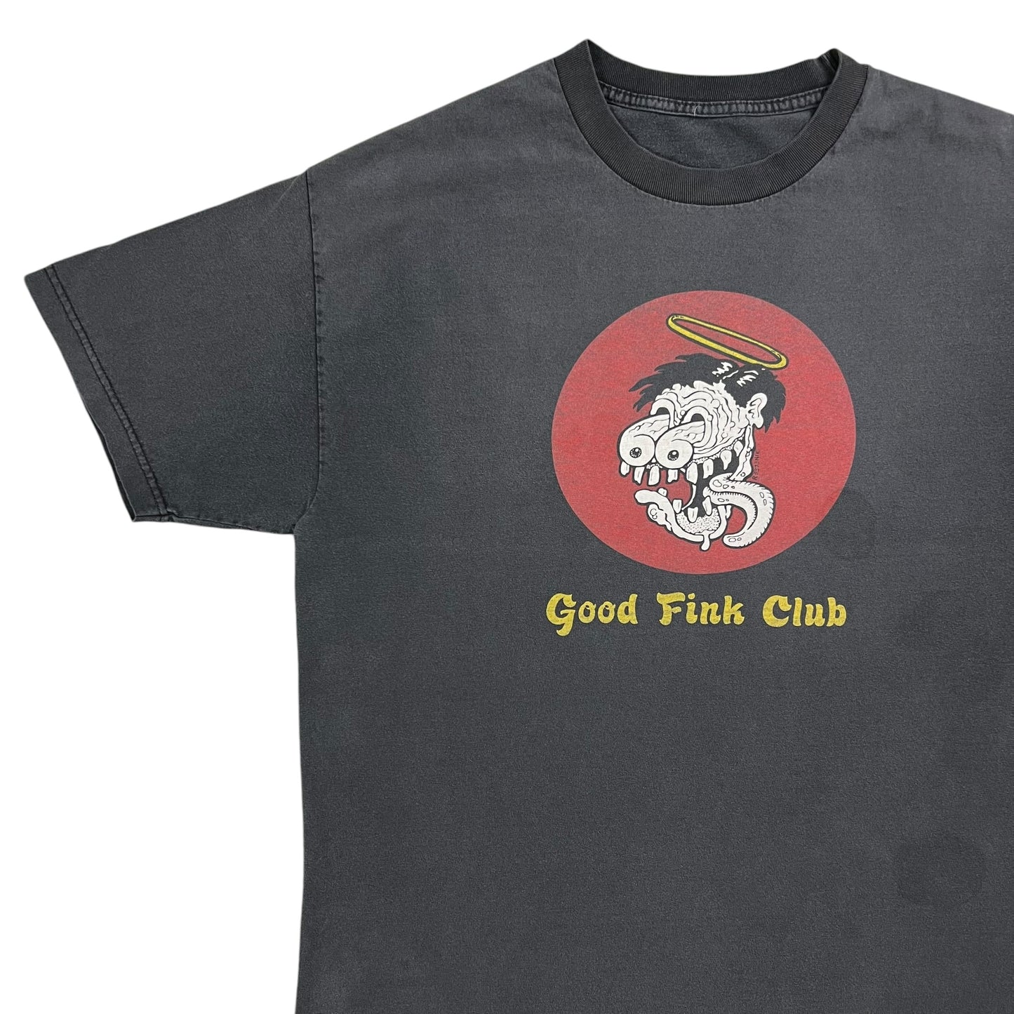 Vintage 90s Rat Fink Ed Big Daddy Roth Good Fink Club faded tee (XL)
