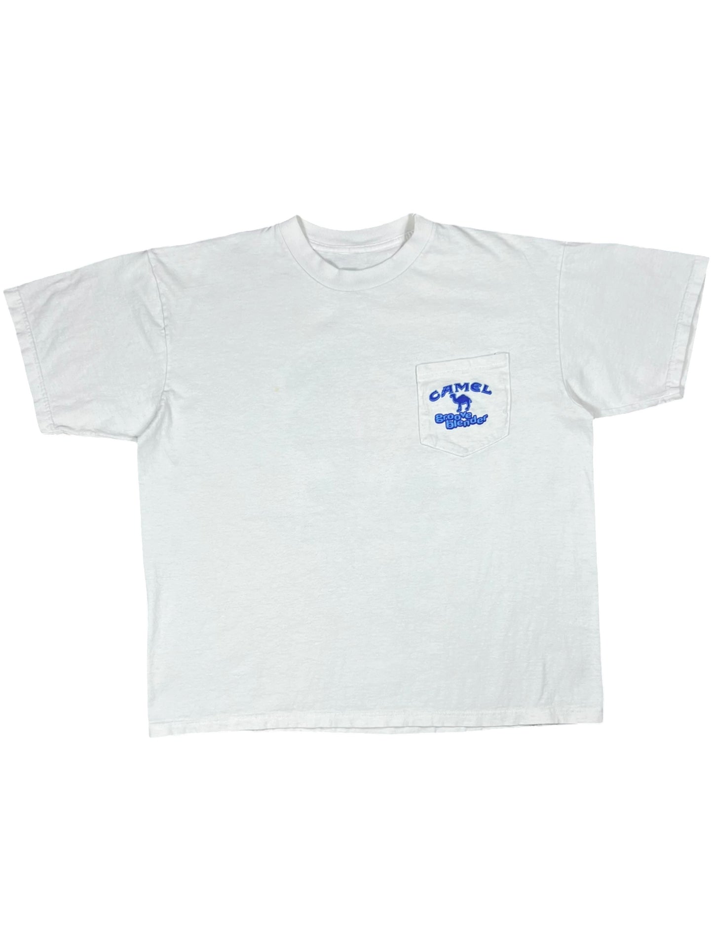 Vintage 1996 Camel Cigarettes groove blender pocket tee (L/XL)