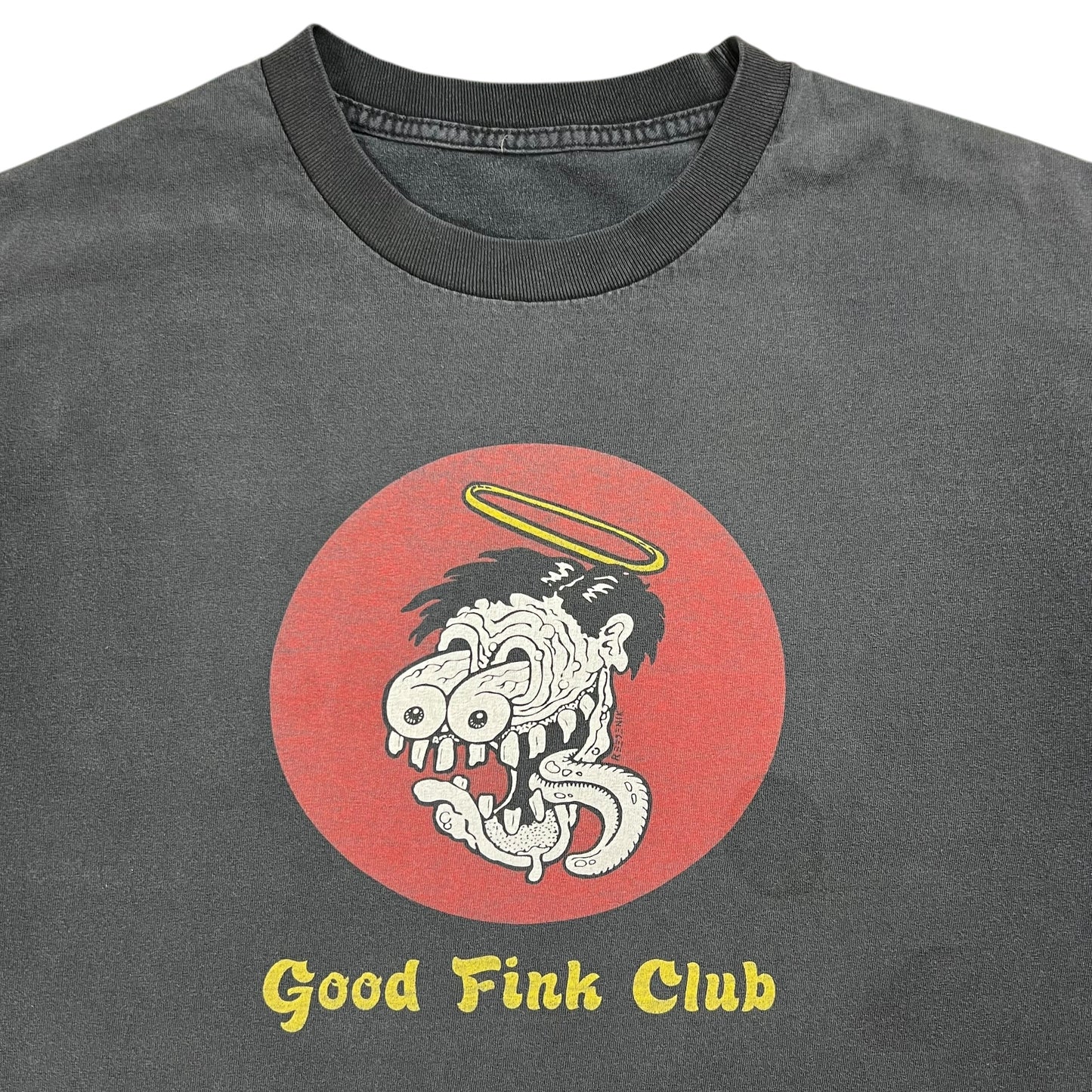 Vintage 90s Rat Fink Ed Big Daddy Roth Good Fink Club faded tee (XL)