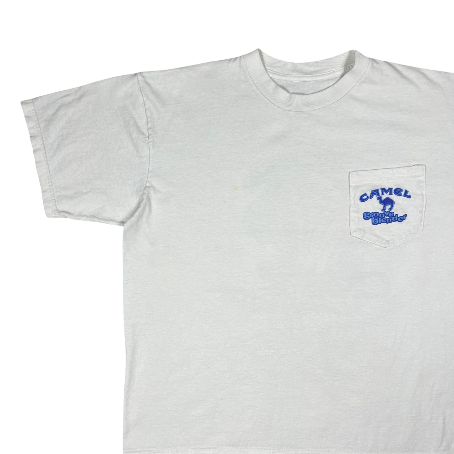 Vintage 1996 Camel Cigarettes groove blender pocket tee (L/XL)