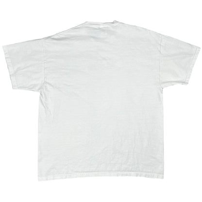 Vintage Y2K Budweiser Lager Beer tee (L)