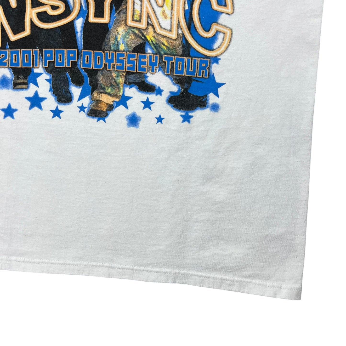 Vintage 2001 NSYNC Pop Odyssey Tour boy band tee (L)